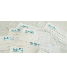 Ochranné bavlnené rúško na tvár s logom  Solanie