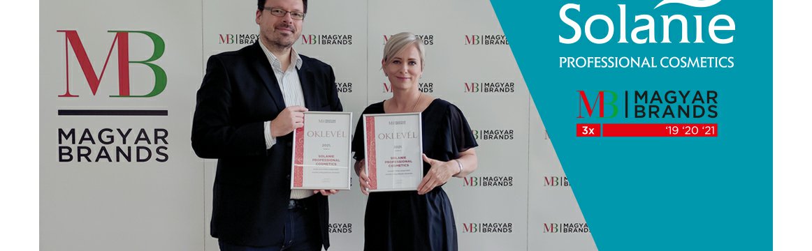 SOLANIE opäť získala prestížne ocenenie Magyar Brands